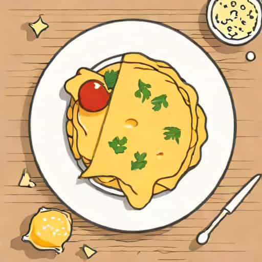 Omelette With Havarti Cheese