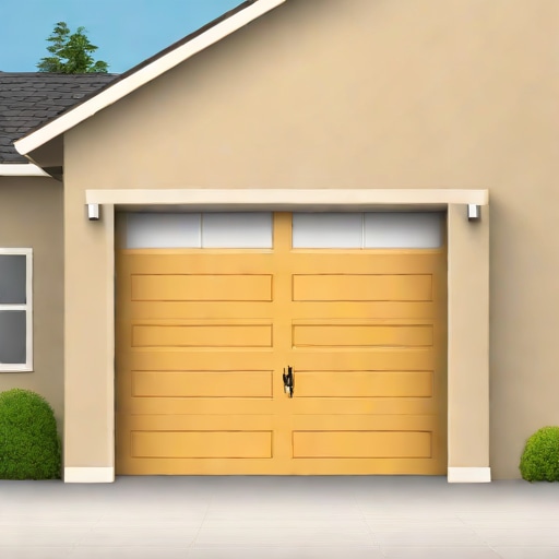 One Piece Trackless Garage Door
