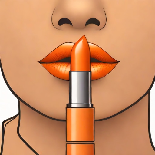 Orange Lipstick For Dusky Skin