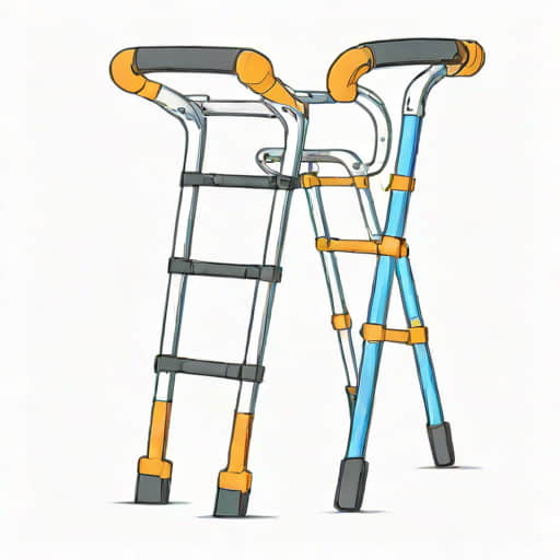 Ossenberg Anatomic Soft Grip Crutches