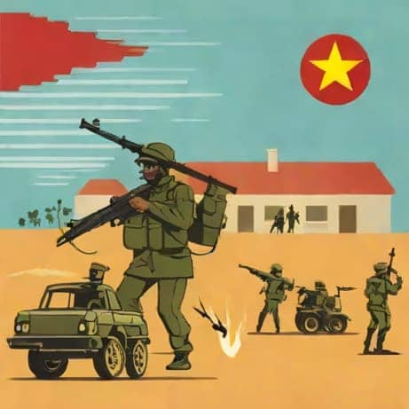 Outbreak Of The Angolan Civil War In 1974