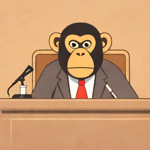 Quiet In The Courtroom Monkey Wants To Speak