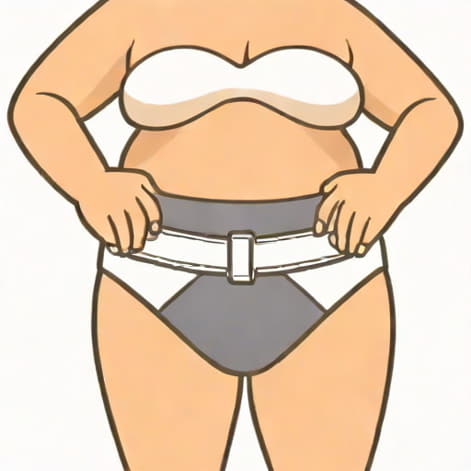 Rapid Weight Gain Midsection