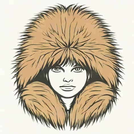 Real Fur Coonskin Hat