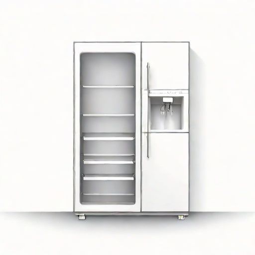 Refrigerator With Ice Maker And Water Dispenser