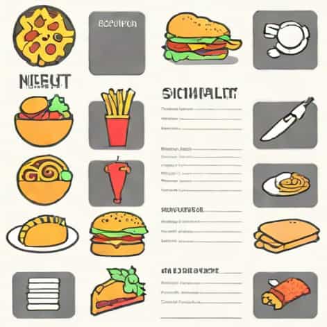 Scrum Diddly Umptious Menu