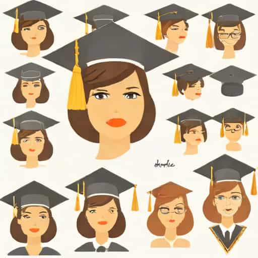 Short Hair Style For Graduation Pictorial