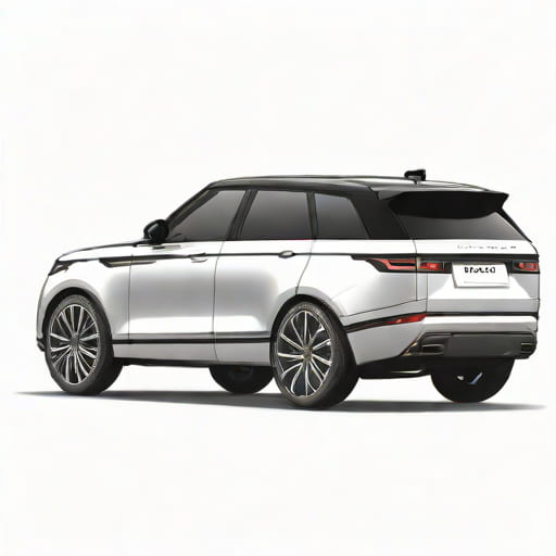 Silver Range Rover Velar