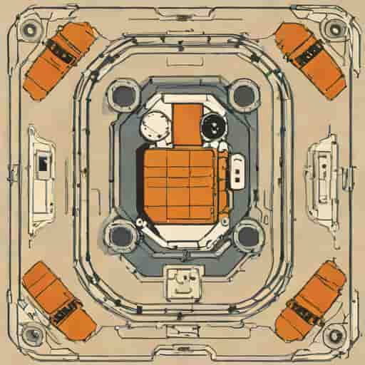 The Living Compartment On The Soyuz Spacecraft