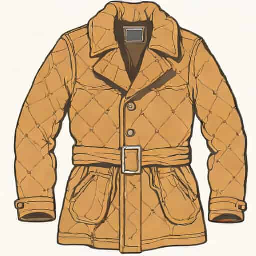 Threadbare Belted Diamond Quilted Coat