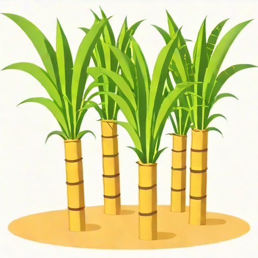 Three Budded Setts Of Sugarcane