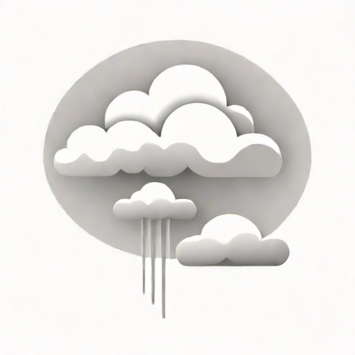 Towering Gray Cumulonimbus Clouds