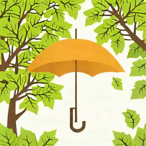 Umbrella Tree Dropping Leaves
