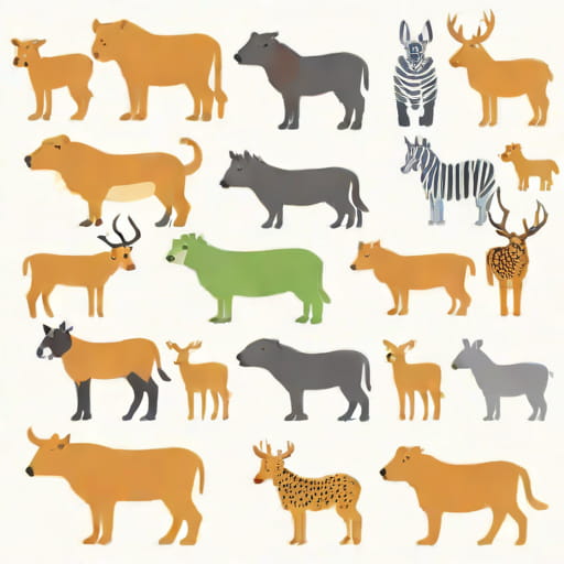 Uniform Dispersion Example Animals