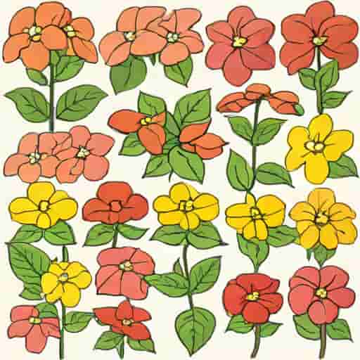 Varieties Of Impatiens