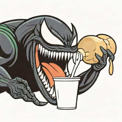 Venom Chugging Milk