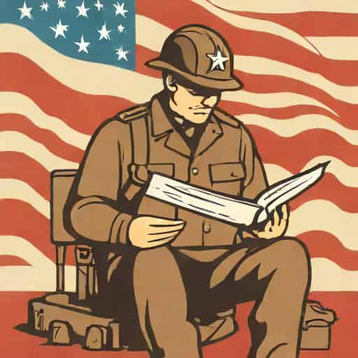Victor Reading American Expeditionary Force
