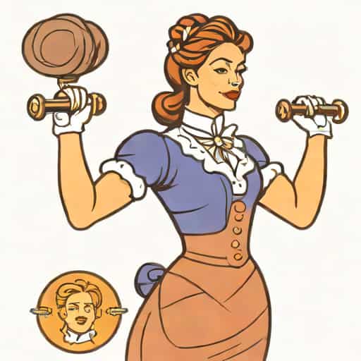 Victorian Women Flexing