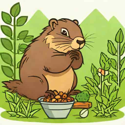 Video Of Woodchuck Eating Garden