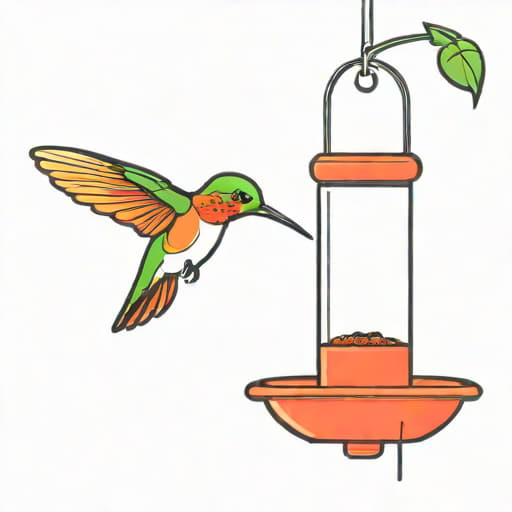 When Hummingbird Feeder