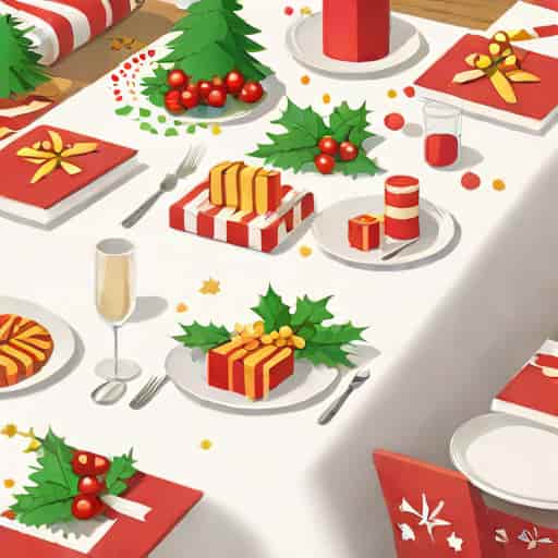 Xmas Vinyl Tablecloths