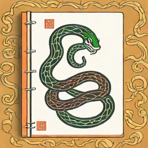 Year Of The Snake Moleskine