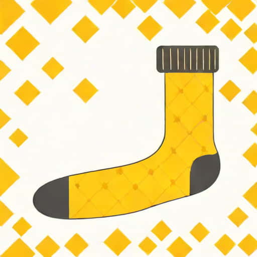 Yellow Argyle Socks