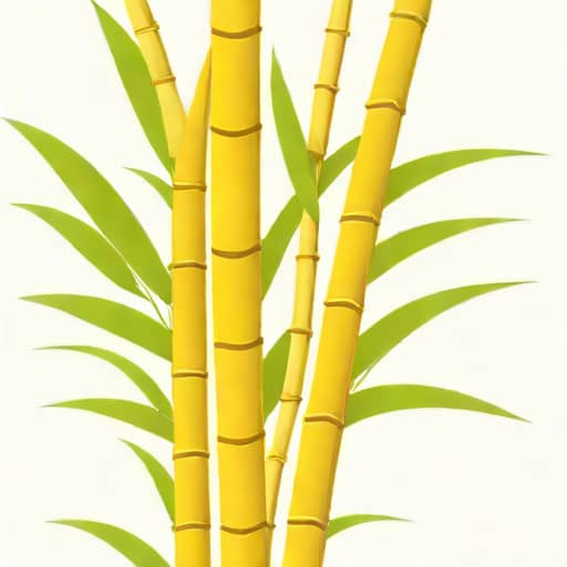 Yellow Bamboo Stalk