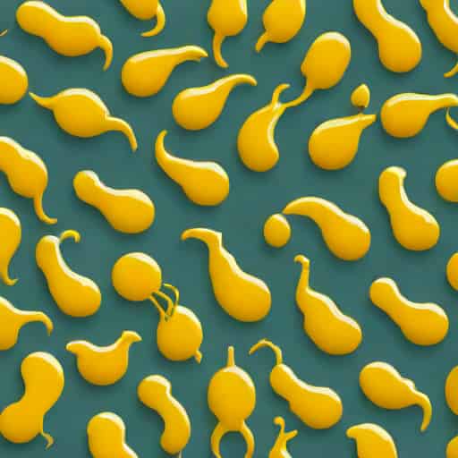 Yellow Gelatin Lumps In Sperm
