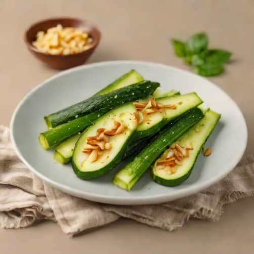 Zucchini Sauteed With Garlic