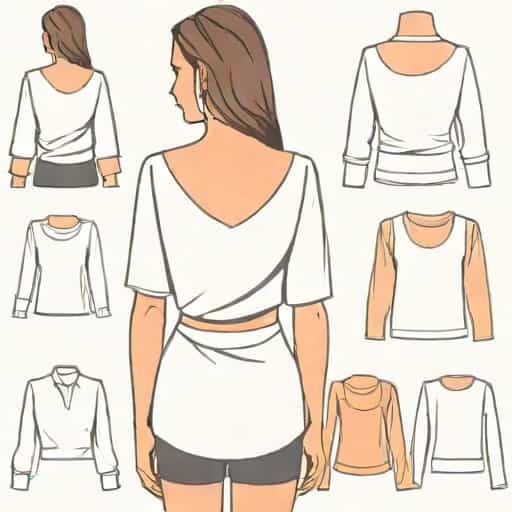 Blouse Backless Design