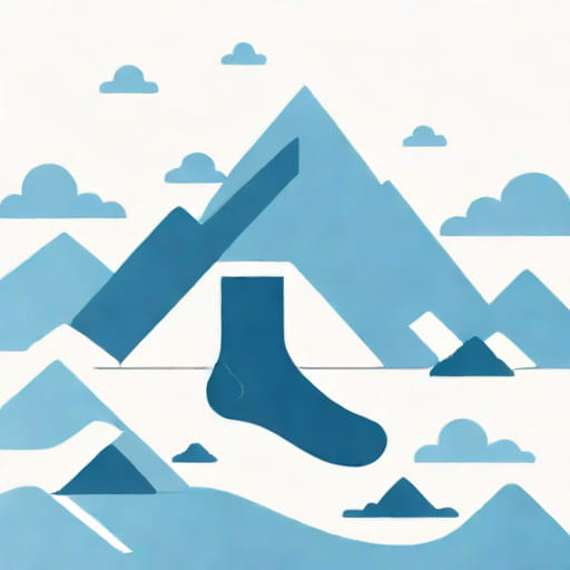 Blue Summit By Interwoven Socks