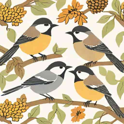 Chickadees And Titmice