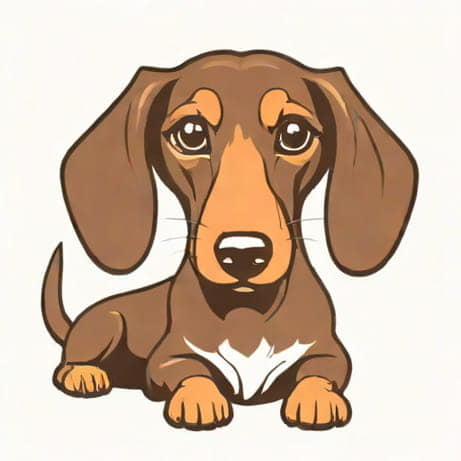Chocolate And Cream Dapple Dachshund