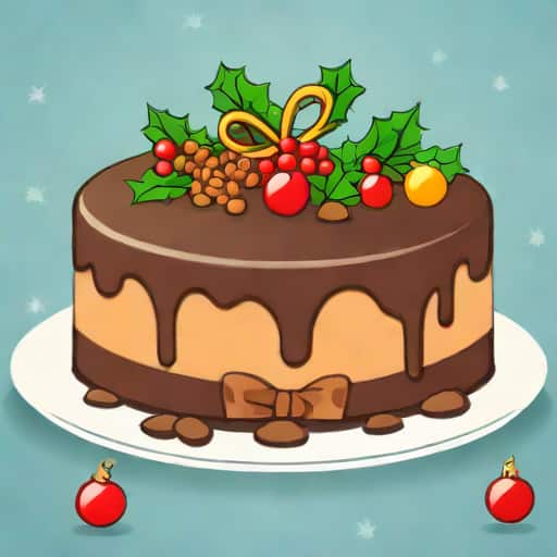 Christmas Cake With Mincemeat