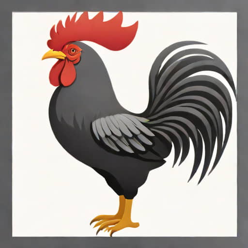 Dark Brahma Rooster