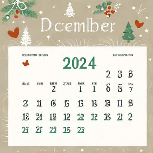 December 2024 Calendar Printable Pdf