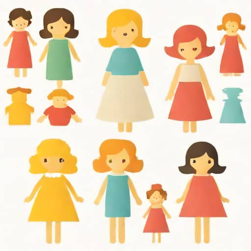 Dolls For Dollhouse