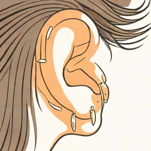 Ear Piercing Scabbed Over