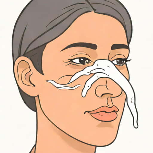 Early Stage Nose Necrosis Symptoms
