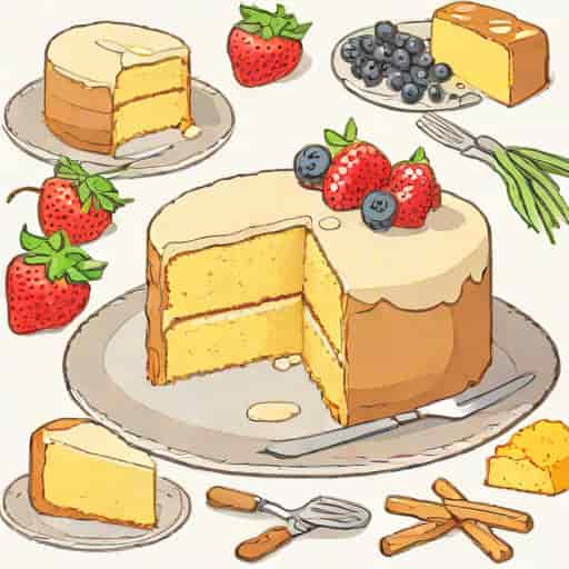 Easy Vanilla Sponge Cake Recipe
