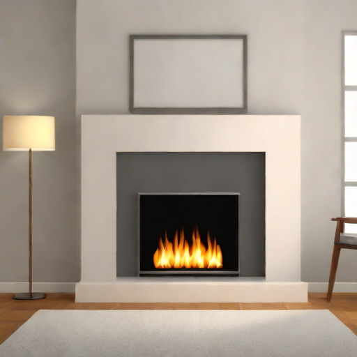 Electric Fireplace With Mantel