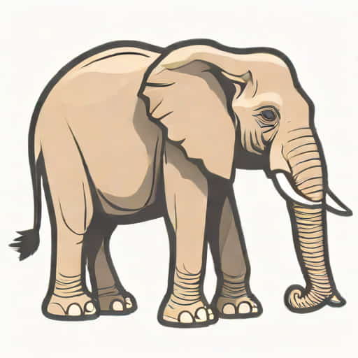 Elephant Dessin Facile