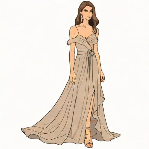 Eliza J Ruffle Front Gown