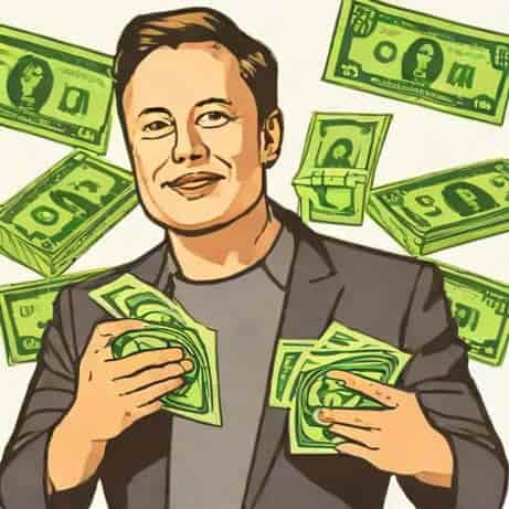 Elon Musk Flexing Money