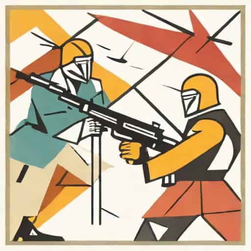 Enigmatic Combat By Arshile Gorky