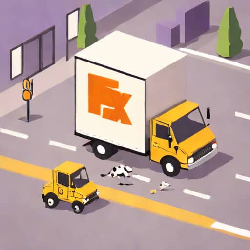 Fedex Truck Drags Looter
