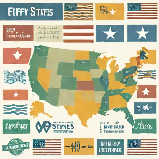 Fifty States In Alphabetical Order