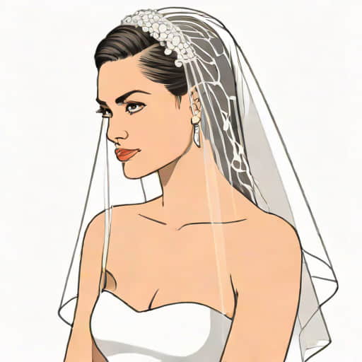 Fingertip Length Veil