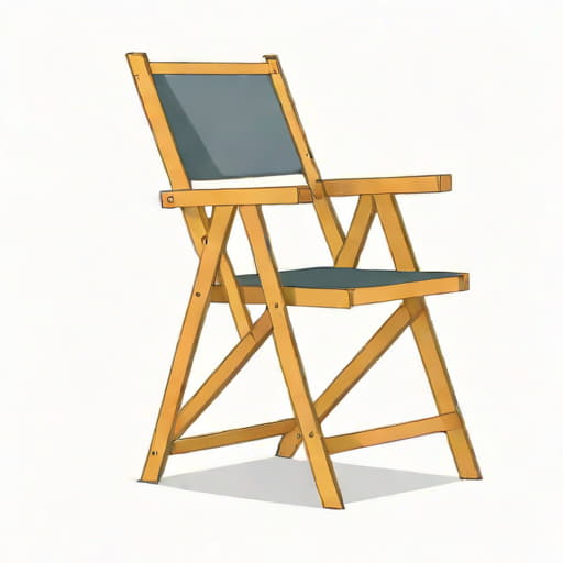 Folding Chair With Armrest